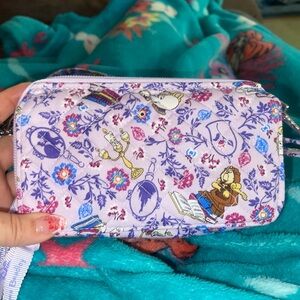 Vera Bradley Disney beauty and the beast belle wristlet Crossbody Bag